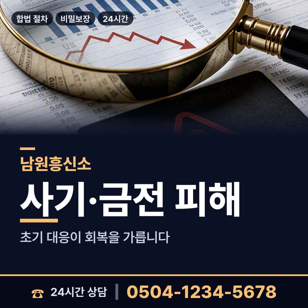남원 송동면 주말조사 상담 안내